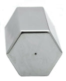Lug Nut Covers 33 mm Screw-On Hex Flat Top Plastic 3" Tall GG#10238 Set of 40