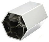 Lug Nut Covers 33 mm Screw-On Hex Flat Top Plastic 3" Tall GG#10238 Set of 5