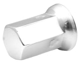 GG Lug Nut Covers 33 mm Push-On Flat Top Chrome 2 1/2" Tall #10239 Set of 60
