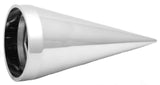 Lug Nut Covers 33mm Spear Push on Chrome Plastic 4 1/2" Tall GG#10241 Set of 20