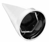 Lug Nut Covers 33mm Spear Push on Chrome Plastic 4 1/2" Tall GG#10241 Set of 40