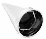 Lug Nut Covers 33mm Spear Push on Chrome Plastic 4 1/2" Tall GG#10241 Set of 40
