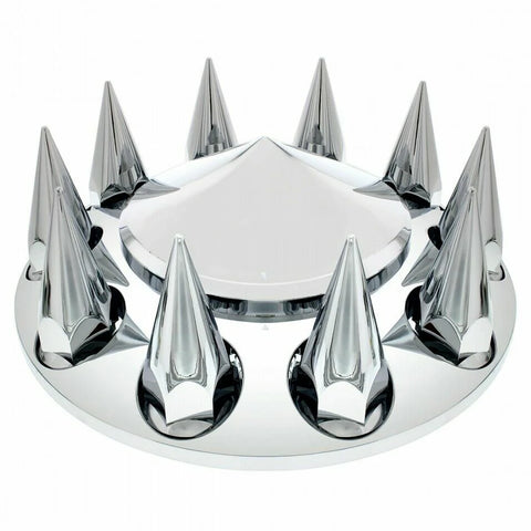 UP Front Axle Cover 33mm Spike Screw Thread On Lug Nuts Cone Hub Cap #10241 Each