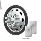 Lug Nut Cover 33 mm Screw-On Flat Top Cylinder Plastic 3 1/2 GG#10244 Set of 20