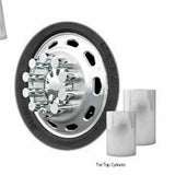 Nut Cover 33 mm Screw-On Flat Top Cylinder Plastic 3 1/2" GG#10244 Set of 5