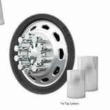 Nut Cover 33 mm Screw-On Flat Top Cylinder Plastic 3 1/2" GG#10244 Set of 5