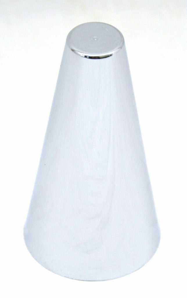 Set of 20 Lug Nut Covers 33mm Push-On Flat Top Cone Chrome Plastic 4" GG#10247