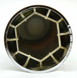 Set of 20 Lug Nut Covers 33mm Push-On Flat Top Cone Chrome Plastic 4" GG#10247