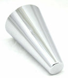 Set of 20 Lug Nut Covers 33mm Push-On Flat Top Cone Chrome Plastic 4" GG#10247