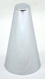 Set of 20 Lug Nut Covers 33mm Push-On Flat Top Cone Chrome Plastic 4" GG#10247