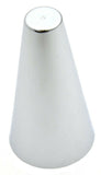 Lug Nut Covers 33mm Push-On Flat Top Cone Chrome Plastic  4" H GG#10247 Set of 5