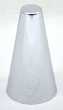 Lug Nut Covers 33mm Push-On Flat Top Cone Chrome Plastic  4" H GG#10247 Set of 5