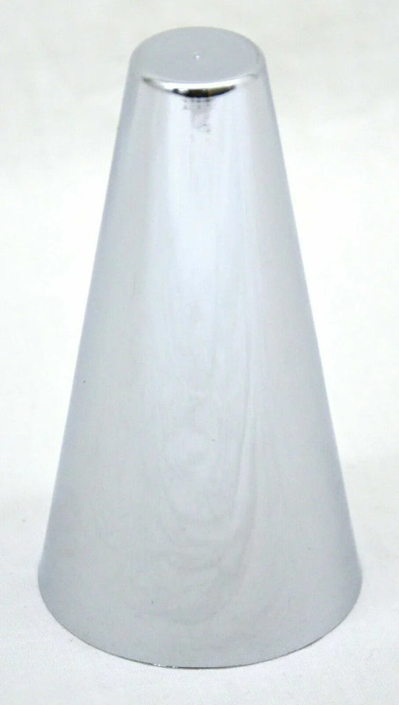 Lug Nut Covers 33mm Flat Top Push-On Cone Chrome Plastic 4" GG#10247 Set of 60