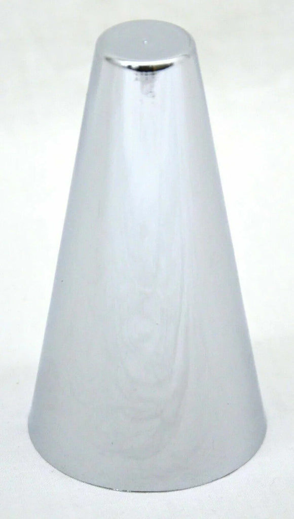 Lug Nut Covers 33mm Flat Top Push-On Cone Chrome Plastic 4" GG#10247 Set of 60