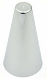 Lug Nut Covers 33mm Flat Top Push-On Cone Chrome Plastic 4" GG#10247 Set of 60
