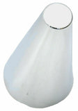 GG Lug Nut Covers 33mm Screw-On Flat Top Cone Chrome Plastic 4" #10248 Set of 20