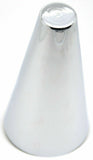 GG Lug Nut Covers 33mm Screw-On Flat Top Cone Chrome Plastic 4" #10248 Set of 60