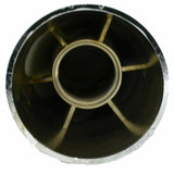 GG Lug Nut Covers 33mm Screw-On Flat Top Cone Chrome Plastic 4" #10248 Set of 60