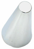 GG Lug Nut Covers 33mm Screw-On Flat Top Cone Chrome Plastic 4" #10248 Set of 60