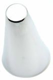 GG Lug Nut Covers 33mm Screw-On Flat Top Cone Chrome Plastic 4" #10248 Set of 60