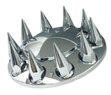 Front Axle Cover 33mm Spike Screw Thread On Lug Nuts Dome Hub Cap UP#10252 Each