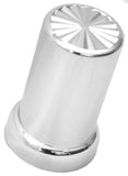 Lug Nut Covers 33mm Push-On Pinwheel Plastic 3 3/8" Tall GG#10259 Set of 20