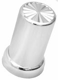 Lug Nut Covers 33mm Push-On Pinwheel Plastic 3 3/8" Tall GG#10259 Set of 60