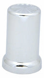 Lug Nut Covers 33 mm Screw-On Pinwheel Plastic 3 3/8" Tall GG#10262 Set of 5
