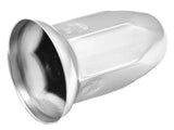 Lug Nut Covers 33 mm Bullet w/Flange Push on Chrome Steel 3" #10265 Set of 60