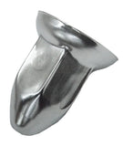 Lug Nut Covers 33mm Push-On Bullet Chrome Steel 2 1/2" Tall #10266 Set of 5