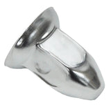 Lug Nut Covers 33mm Push-On Bullet Chrome Steel 2 1/2" Tall #10266 Set of 5