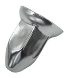 Lug Nut Covers 33mm Push-On Bullet Chrome Steel 2 1/2" Tall #10266 Set of 5