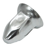 Lug Nut Covers 33mm Push-On Bullet Chrome Steel 2 1/2" Tall #10266 Set of 5