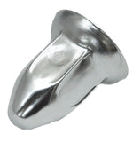 Lug Nut Covers 33mm Push-On Bullet Chrome Steel 2 1/2" Tall #10266 Set of 5
