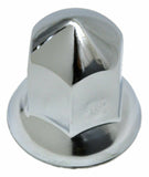 Lug Nut Covers 33mm Cone Pointed Chrome Steel 2 3/8" Tall GG#10273 Set of 60