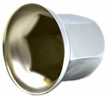 Lug Nut Covers 33mm Cone Pointed Chrome Steel 2 3/8" Tall GG#10273 Set of 60