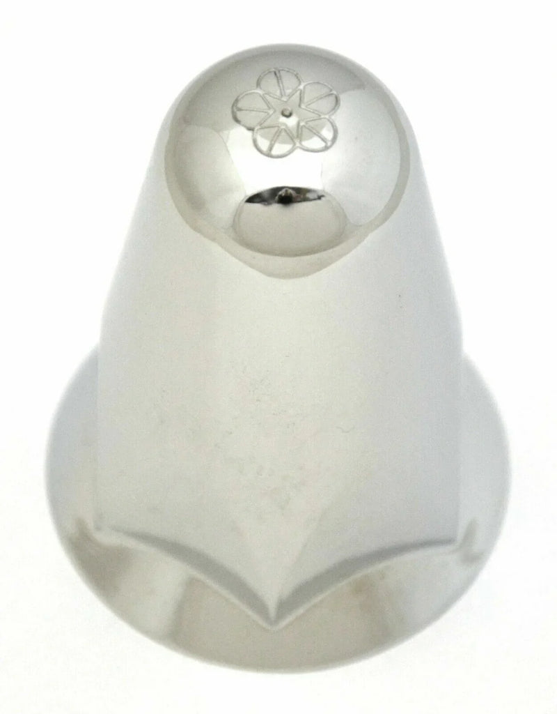GG Lug Nut Covers 33 mm Standard Push-on Chrome Plastic 3" Tall #10278 Set of 5