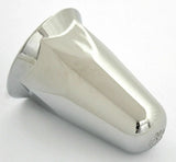 GG Lug Nut Covers 33 mm Standard Push-on Chrome Plastic 3" Tall #10278 Set of 5