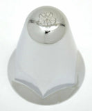 GG Lug Nut Covers 33 mm Standard Push-on Chrome Plastic 3" Tall #10278 Set of 5