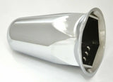 GG Lug Nut Covers 33 mm Standard Push-on Chrome Plastic 3" Tall #10278 Set of 5