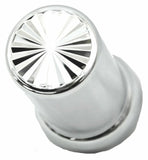 Lug Nut Covers 1 1/2" Push-On Pinwheel Plastic 3 3/8" Tall #10283 Set of 20