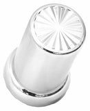 Lug Nut Covers 1 1/2" Push-On Pinwheel Plastic 3 3/8" Tall #10283 Set of 20