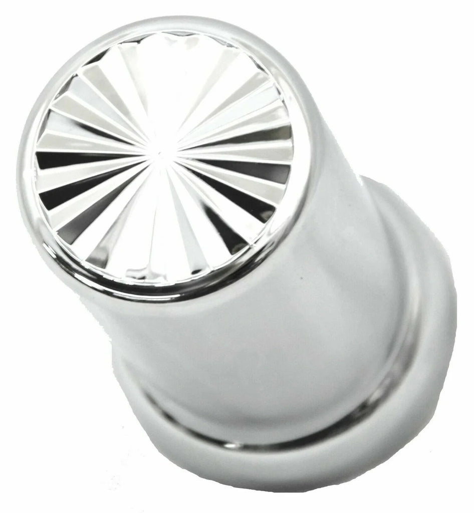 Lug Nut Covers 1 1/2" Push-On Pinwheel Plastic 3 3/8" Tall #10283 Set of 40