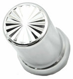 Lug Nut Covers 1 1/2" Push-On Pinwheel Plastic 3 3/8" Tall #10283 Set of 40