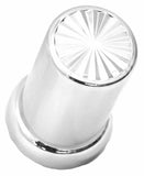 Lug Nut Covers 1 1/2" Push-On Pinwheel Plastic 3 3/8" Tall #10283 Set of 40