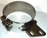 Exhaust Butt Joint Clamp for 7" Peterbilt Stack w/Angle Stainless UP#10284 Each