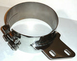 Exhaust Butt Joint Clamp for 7" Peterbilt Stack w/Angle Stainless UP#10284 Each