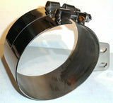 Exhaust Butt Joint Clamp for 7" Peterbilt Stack w/Angle Stainless UP#10284 Each