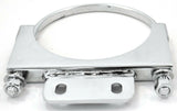 Exhaust Bracket 5" U-Bolt Style with Tab for Peterbilt Chrome UP#10286 Each