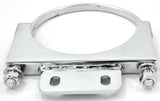 Exhaust Bracket 5" U-Bolt Style with Tab for Peterbilt Chrome UP#10286 Each